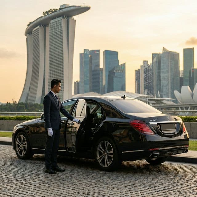 Xe chauffeur cao cấp tại Singapore